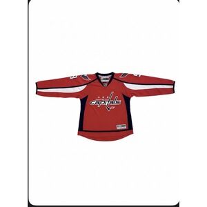 Reebok CCM Washington Capitals Alex Ovechkin #8 Sz L/XL(Youth)NHL Jersey Embroid